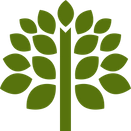 Grønt ikon av tre